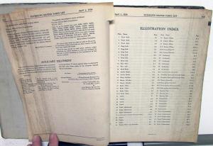 1928-1933 Plymouth Dealer Master Parts List Final Edition Four Six Coupe Sedan