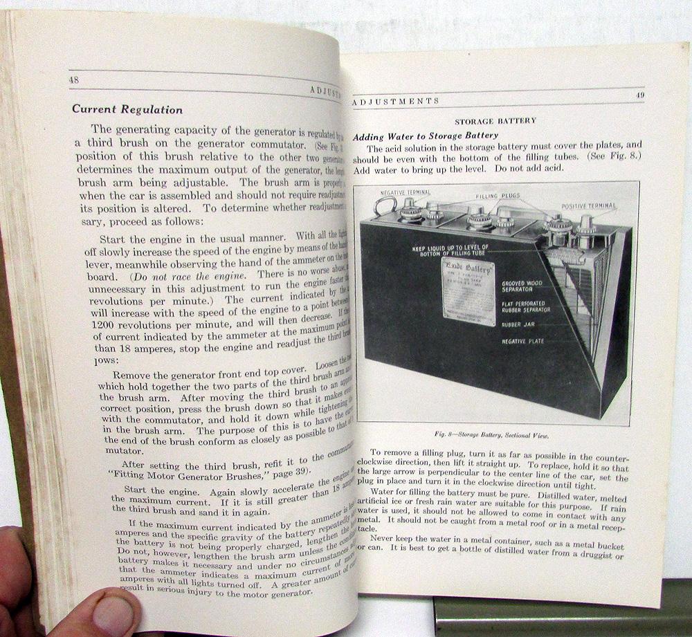 1918-1919 Cadillac Shop Manual 18 19 Repair Service Book Type 57 