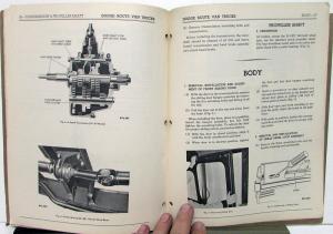 1948-1949 Dodge Truck Dealer Service Shop Manual Sup Route Van B-1 DU EU Series