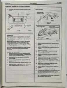 1992 Ford Taurus Mercury Sable Service Shop Repair Manual