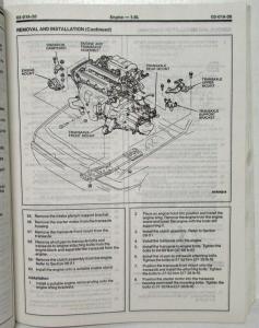 1992 Ford Escort Mercury Tracer Service Shop Repair Manual