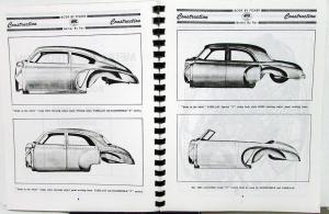 1948 Oldsmobile & Cadillac Dealer C Series Fisher Body Service Shop Manual Repro
