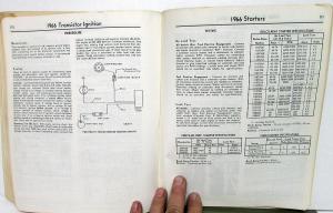1966 National Service Data Garage Repair Manual Chevy Ford Mopar GM Studebaker