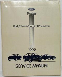 1992 Ford Probe Car Service Shop Repair Manual