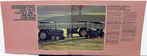 1980 John Deere Dealer Sales Brochure 22 To 50 HP Tractors & Equipment