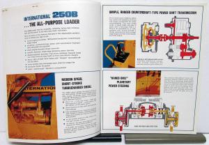 1968 International IH Dealer Sales Brochure 250B Loader Tractor Construction