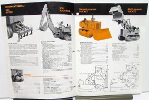 1971 International IH Dealer Sales Brochure 100C Loader Tractor Construction