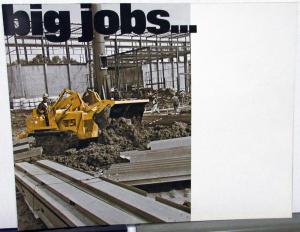 1972 International IH Dealer Sales Brochure Folder 500C Loader Construction