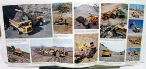 1972 International IH Dealer Sales Brochure Rock Quarry Equipment Loaders