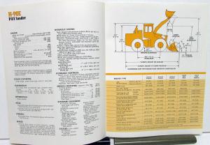 1976 International IH Dealer Brochure H90E Pay Loader Tractor Construction