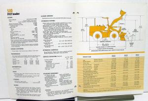 1977 International IH Dealer Brochure 510 Pay Loader Tractor Construction