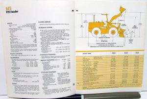 1977 International IH Dealer Brochure 515 Pay Loader Tractor Construction