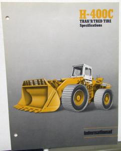 1979 International IH Dealer Brochure H400C Trak