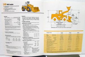 1980 International IH Dealer Sales Brochure 540 Pay Loader Tractor Construction