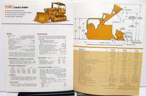 1981 International IH Dealer Sales Brochure 250C Crawler Loader Tractor