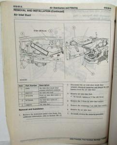 2005 Ford Freestyle Five Hundred & Mercury Montego Service Manual Only Vol 1