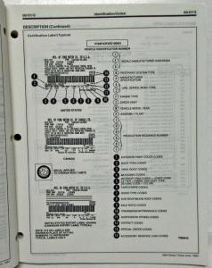 1994 Ford Tempo Mercury Topaz Service Shop Repair Manual