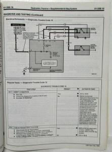 1994 Mercury Capri Service Shop Repair Manual