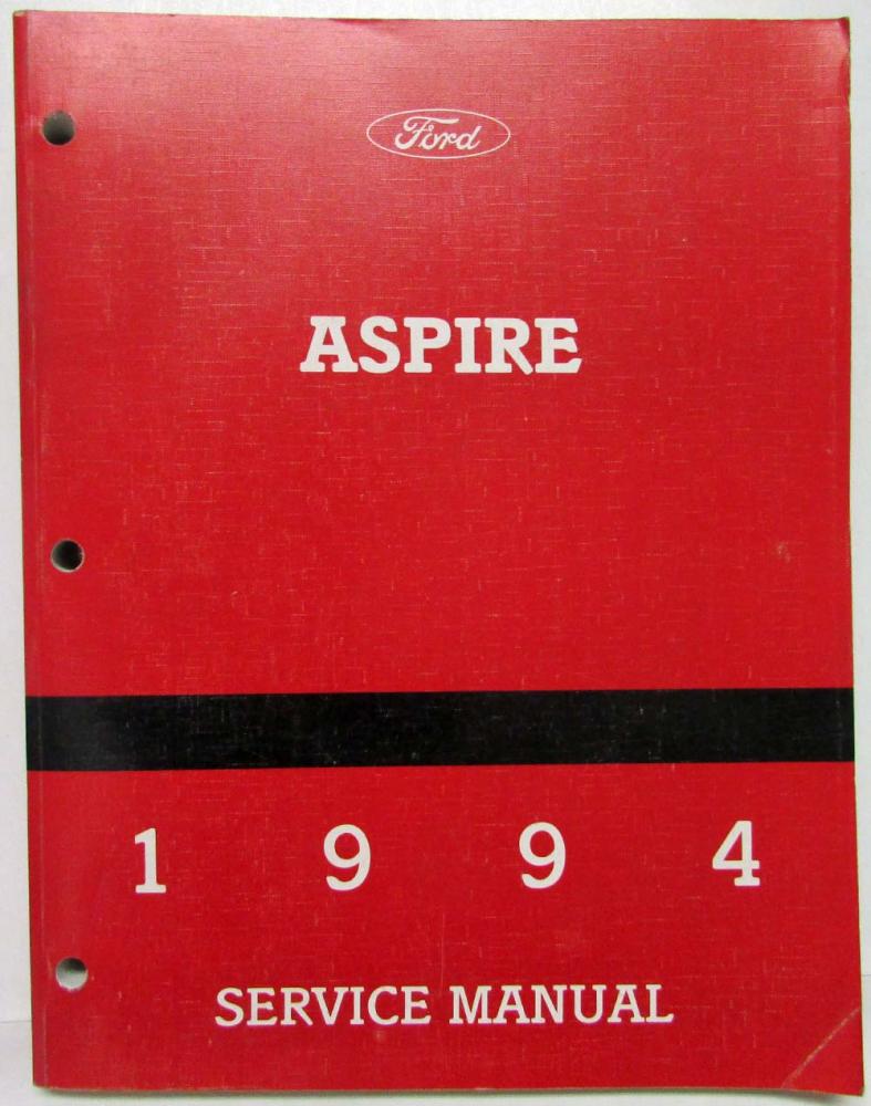 1994 Ford Aspire Service Shop Repair Manual