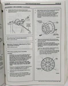 1995 Ford Cargo Truck Service Shop Repair Manual