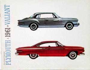 1961 Plymouth Valiant Fury Belvedere Savoy Suburban Oversized Sales Brochure