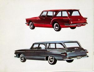 1961 Plymouth Valiant Fury Belvedere Savoy Suburban Oversized Sales Brochure
