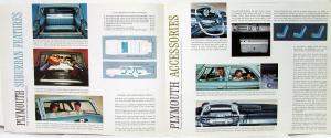 1961 Plymouth Valiant Fury Belvedere Savoy Suburban Oversized Sales Brochure