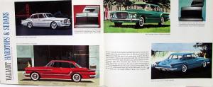 1961 Plymouth Valiant Fury Belvedere Savoy Suburban Oversized Sales Brochure