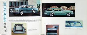 1961 Plymouth Valiant Fury Belvedere Savoy Suburban Oversized Sales Brochure