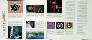 1961 Plymouth Valiant Fury Belvedere Savoy Suburban Oversized Sales Brochure