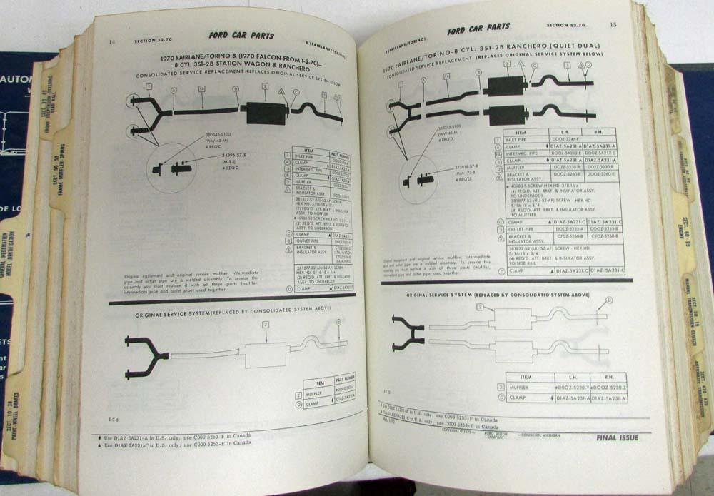 1965 1966 1967 1968 1969 1970 1971 1972 Ford Car Master Parts Catalog 3