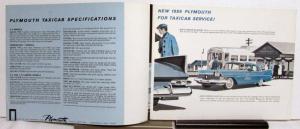 1959 PLYMOUTH SAVOY BELVEDERE TAXI CAB SALES BROCHURE TAXICAB Original