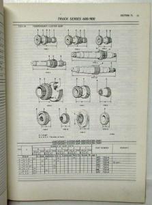 1976 Ford Truck Series 600 to 900 Parts Catalog Vol 1 & 2 - Text