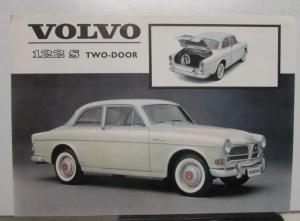 1963 Volvo 122 S Two-Door Spec Sheet
