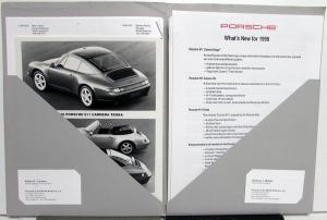 1996 Porsche 911 Carrera Models Press Kit Media Release