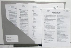 1996 Porsche 911 Carrera Models Press Kit Media Release