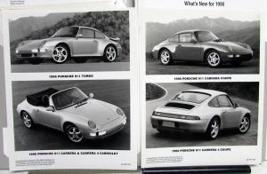 1996 Porsche 911 Carrera Models Press Kit Media Release