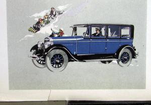 1927 Lincoln Ad Proof Dietrich Limo & 7 Passenger Sedan Vanity Fair Vogue Orig