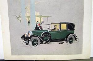 1927 Lincoln Ad Proof Cabriolet Brunn Collapsible Rear Quarter Vanity Fair Vogue