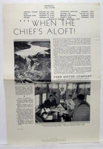 1929 Ford TriMotor Airplane Ad Proof Magazine Many Uses Time Forbes Busines Week