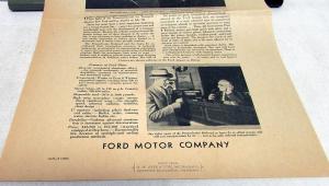 1929 Ford TriMotor Airplane Ad Proof New York To LA For $339 Wall St Journal