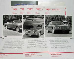 1988 Bentley Prestige Press Kit Media Release