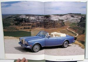 1988 Rolls Royce Prestige Sales Brochure Press Kit Media Release