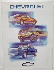 1996 Chevrolet Press Kit Concept POLICE Package Tahoe - Malibu - S-Series Pickup