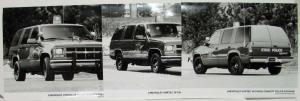 1996 Chevrolet Press Kit Concept POLICE Package Tahoe - Malibu - S-Series Pickup