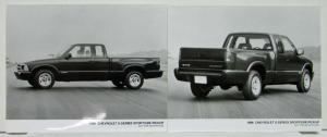 1996 Chevrolet Press Kit Concept POLICE Package Tahoe - Malibu - S-Series Pickup