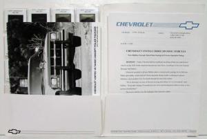 1996 Chevrolet Press Kit Concept POLICE Package Tahoe - Malibu - S-Series Pickup