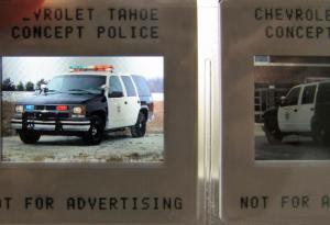 1996 Chevrolet Press Kit Concept POLICE Package Tahoe - Malibu - S-Series Pickup