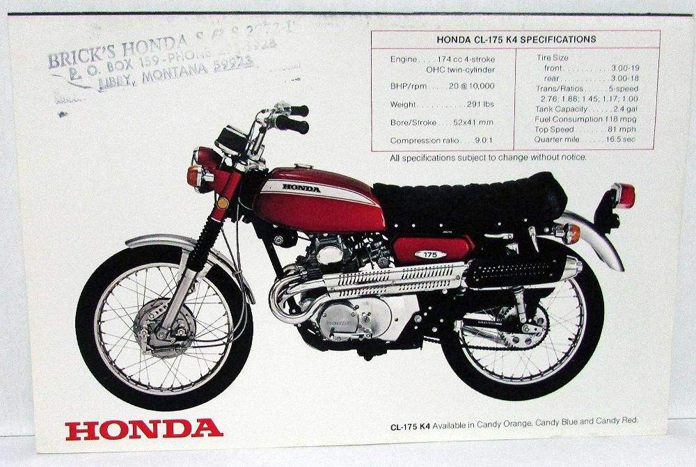 1970 honda cl175 shop scrambler for sale