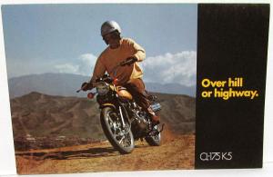 1971 Honda CL-175 K5 Motorcycle Bike Dealer Sales Brochure Scrambler 175 Folder